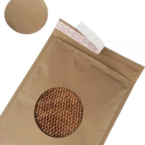 Honeycomb Paper Envelope 100% Paper Recyclable Environmentally Friendly Logistics Express Liner Protective Cushioning Packaging Bag
