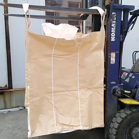 Weiße Farbe 1000 kg FIBC Bulk Big Bag mit U-Panel-Körper