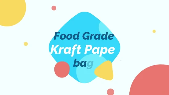 Benutzerdefiniertes Logo bedruckt, hochwertige Lebensmittelverpackung, Brot, SOS-Papiertüte, Kraftpapier, Heißsiegel-Offsetdruck, benutzerdefinierte Größe